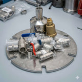Pallas Dosing Pot Top Plate Assembly kit for DN40 DN50 and DN80 magnetic bag housings