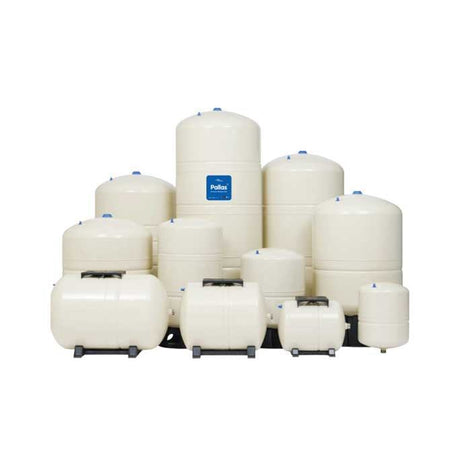 AquaSky APT-120 Pressure Storage Tank, 120 Litres Total Volume, 1" BSP with base | GAPS Water Treatment
