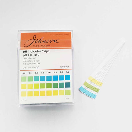 Johnson pH Test Strips 4 to 10 Range (100 Tests) | GAPS Water