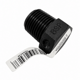 Philmac 1/2" BSP Threaded Plug End – Polypropylene