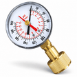 0–200 PSI Water Pressure Tester Gauge – 3/4" Female Hose Thread