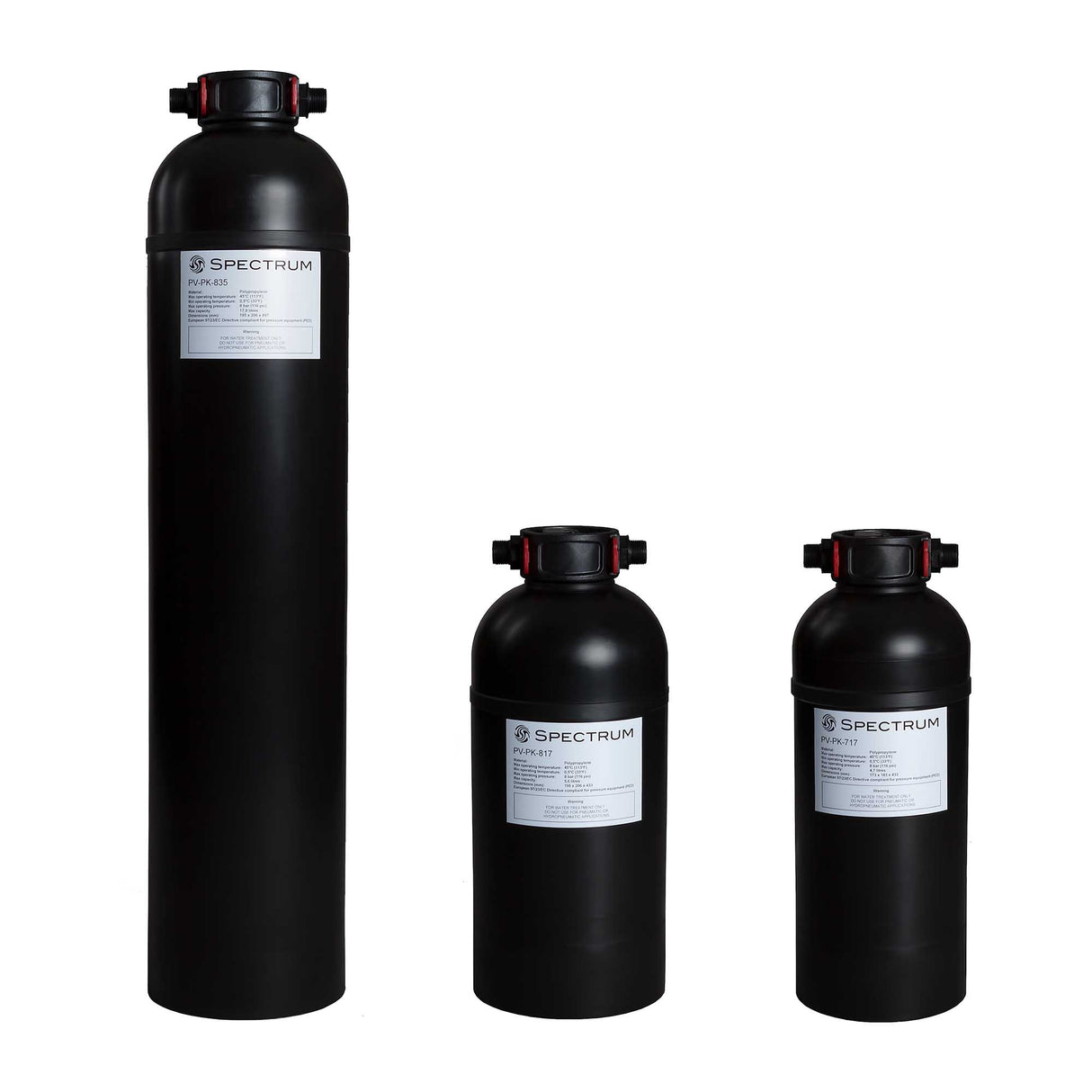 SPECTRUM High Yield Pressure Vessel, 3/4" BPSM