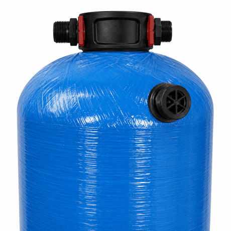 Blue PWG Vessel with PWG Quick Connect Head 3/4 inch for industrial water treatment