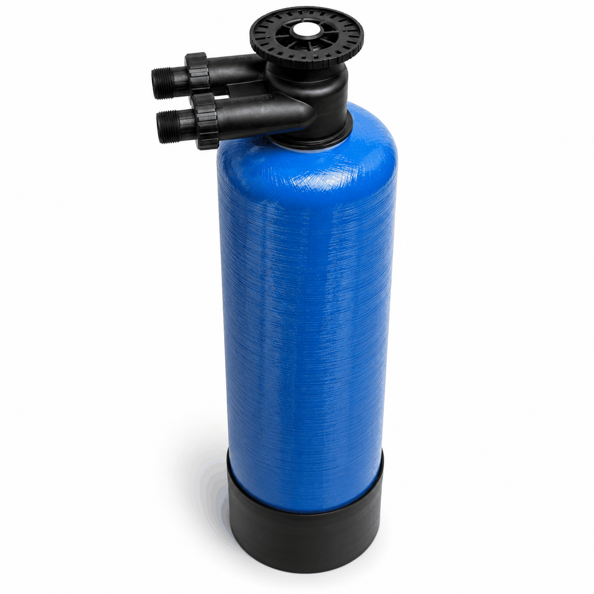 PWG vessel with Clack 1190 head, refill port riser, and 1-inch screens for industrial water treatment