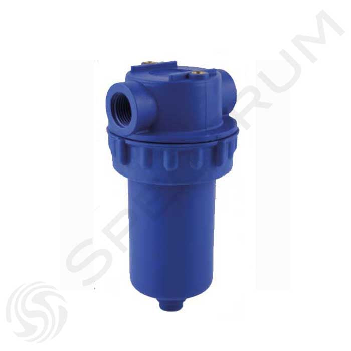 SFH-PB-1-2-1/2-W : SPECTRUM FS- Size 2 Blue Filter Housing 1/2"with Support | GAPS Water Treatment