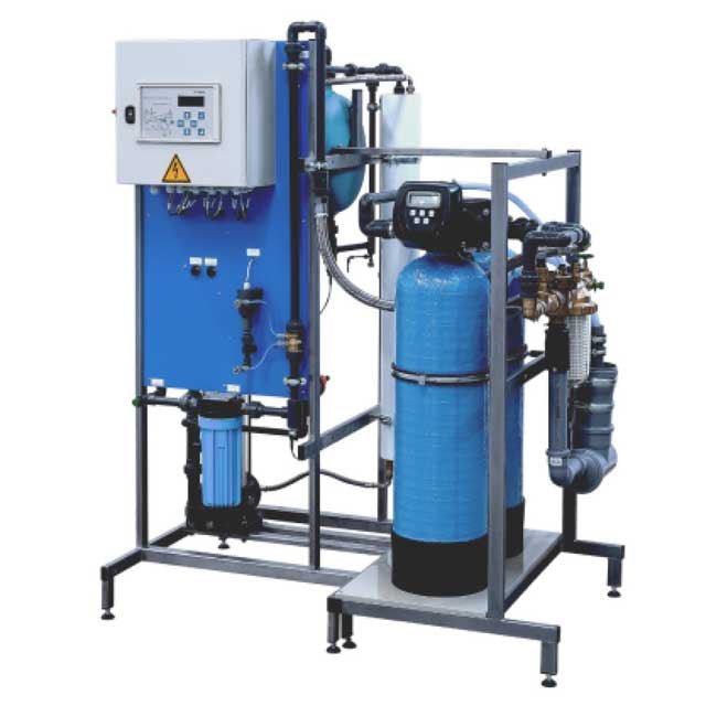 Herco UO-ED 50 Z CD Counter Pressure RO system with Duplex Softener 50 LPH 420 250