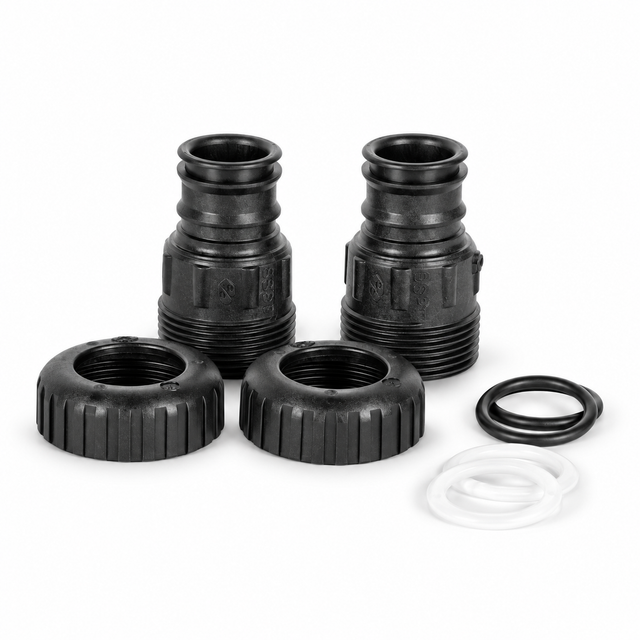 Clack V3007-08 WS1 Fitting 1.25" Plastic Male BSPT Assembly