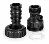 Clack V3008-04 WS1 Straight Drain Fitting Without Silencer – 9–25 GPM