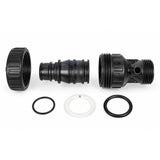 Clack V3008-04 WS1 Straight Drain Fitting Without Silencer – 9–25 GPM