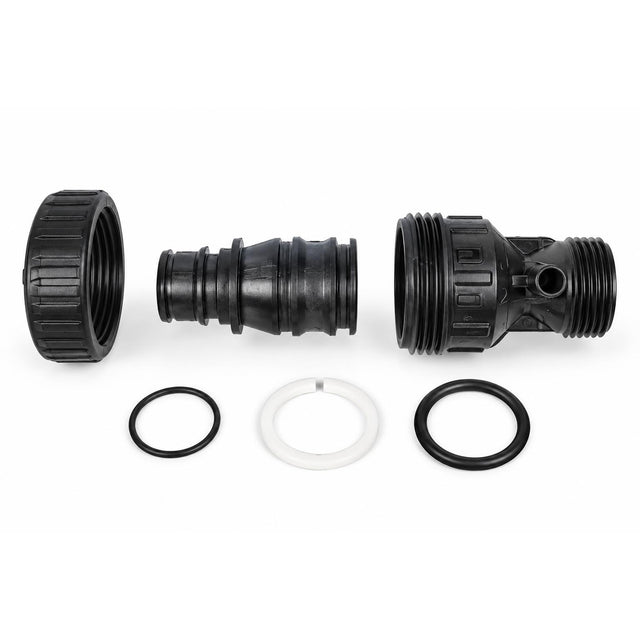 Clack V3008-04 WS1 Straight Drain Fitting Without Silencer – 9–25 GPM