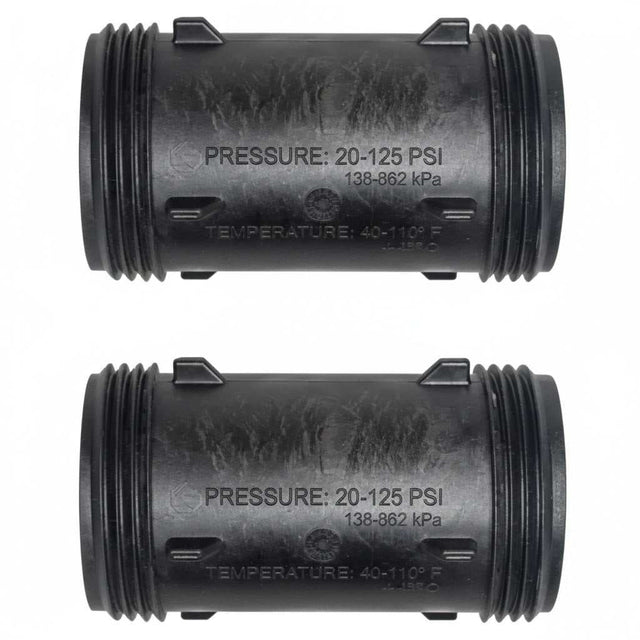 Clack V3467 WS1 Bypass Inline Adapter Fitting Set of 2