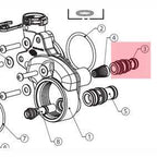 Clack V3968-01 WS1.5 feed tube (grey)