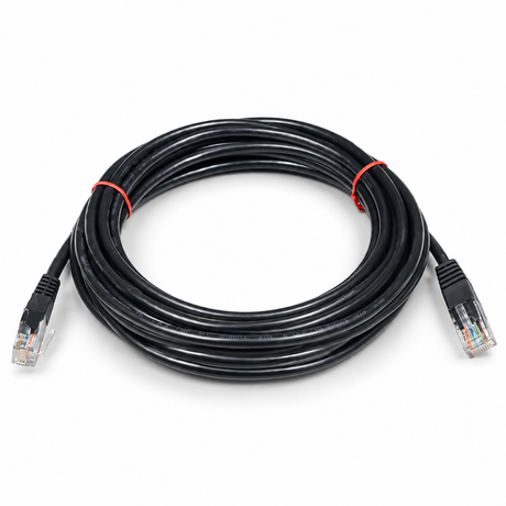 Clack V4470-15 Cat 5e Cable with RJ45 Connectors – Black, 4.5m