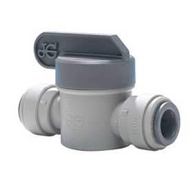 John Guest Shut Off Valve (Long Handle) 1/2" Push Fit - PISV0416S | GAPS Water Treatment