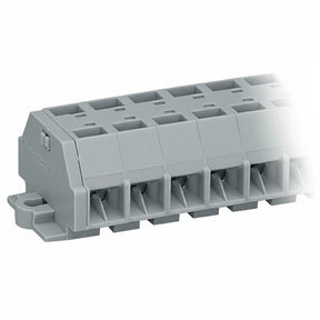 Fleck 29238 Terminal Strip 6 Positions Weidmuller with Labels