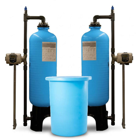 Duplex Water Softener with Clack WS3 Metered Digital Controller 3" (40.0 - 56.0m³/hr)